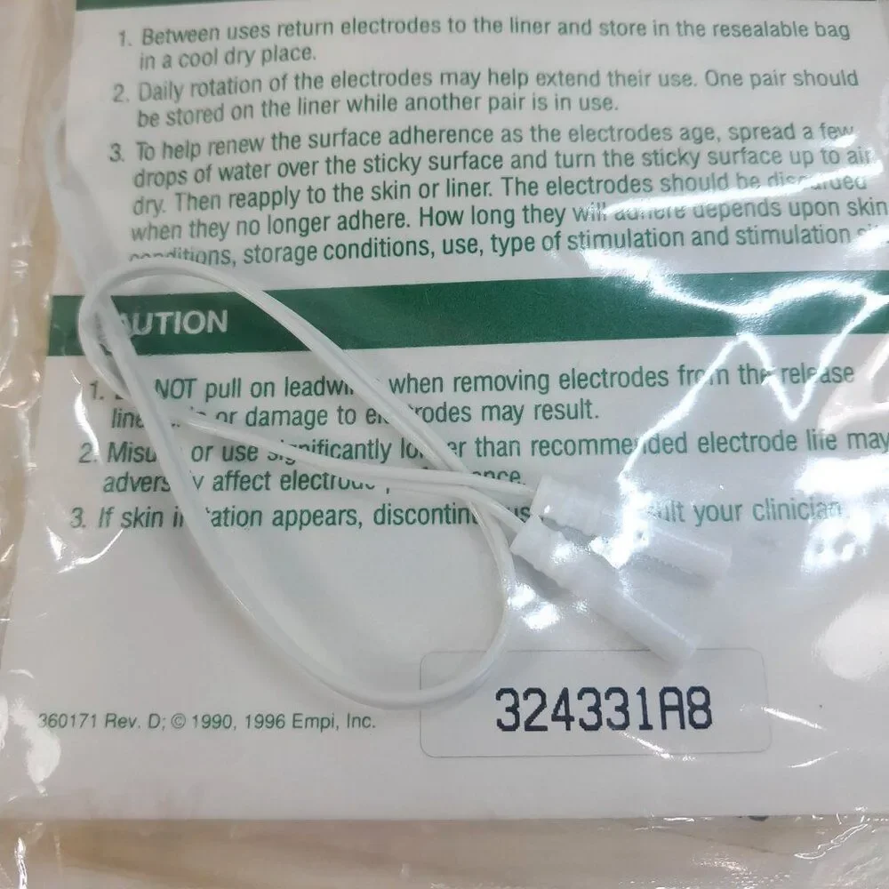 Empi set 2 The Soft Touch 6000 series Electrode 198816 4x6